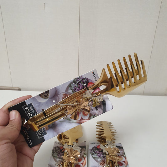 Golden Butterfly Serving Tong  3853