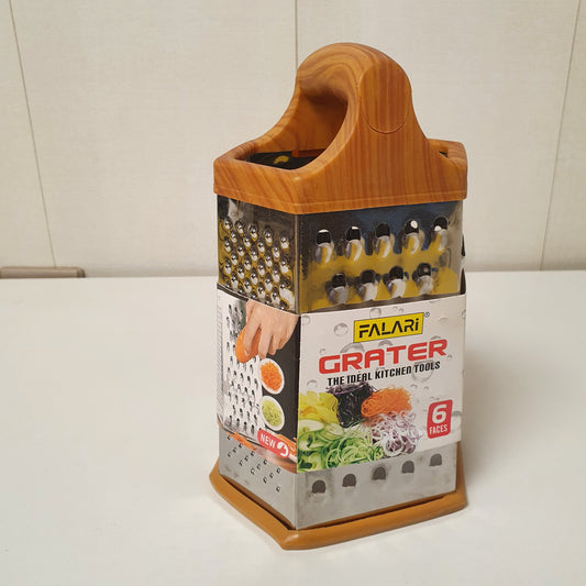 Stainless steel 4 Sides Grater with Handle 31530