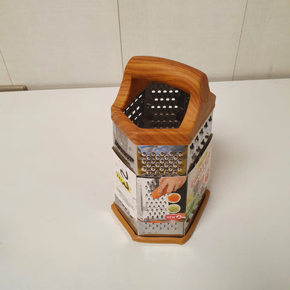 Stainless steel 4 Sides Grater with Handle 31530