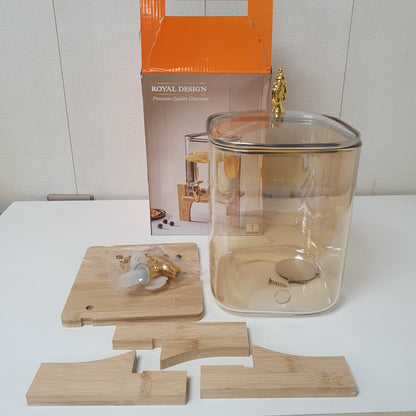 Royal Design Premium Serving Dispenser with Wooden Stand 21330