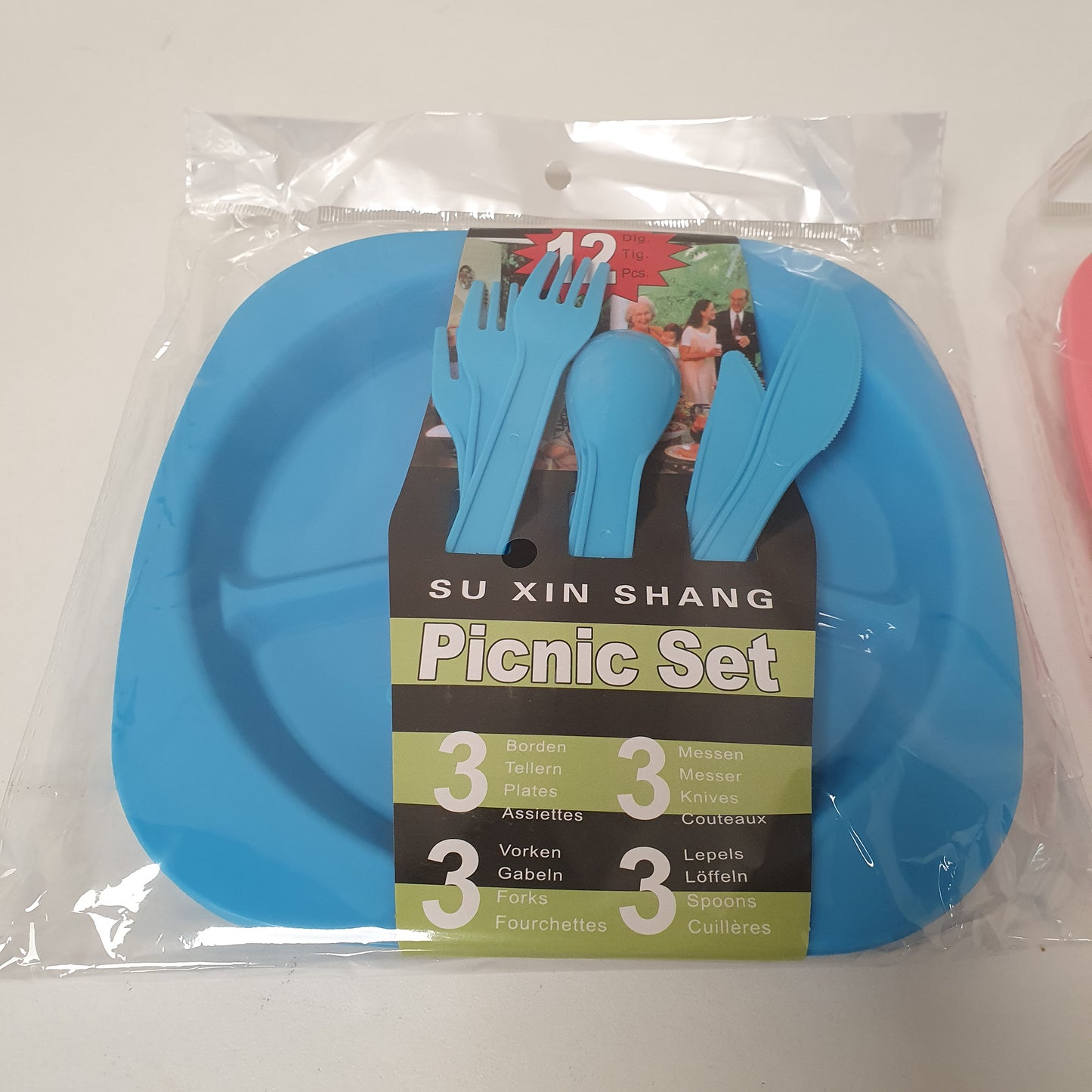 Picnic Set 3 Plastic Plates 11900