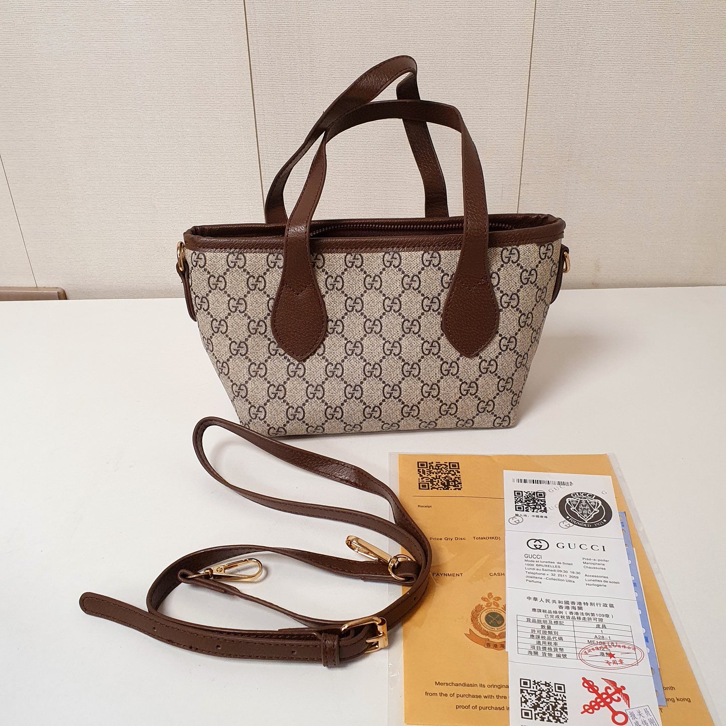 Gucci Hand Bag with Shoulder Strap ,