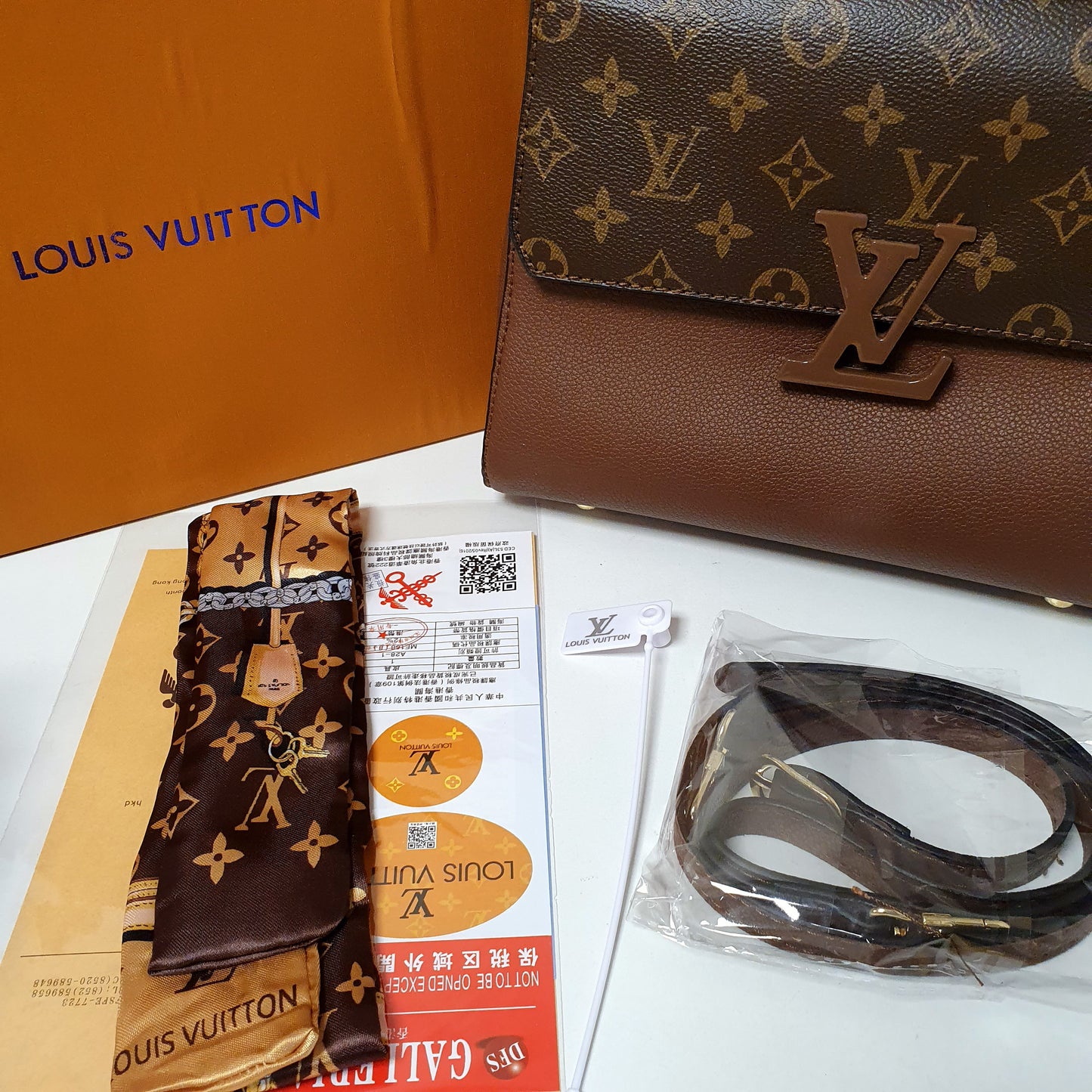 LV Ladies Bag Mily Choco Brown , 16750