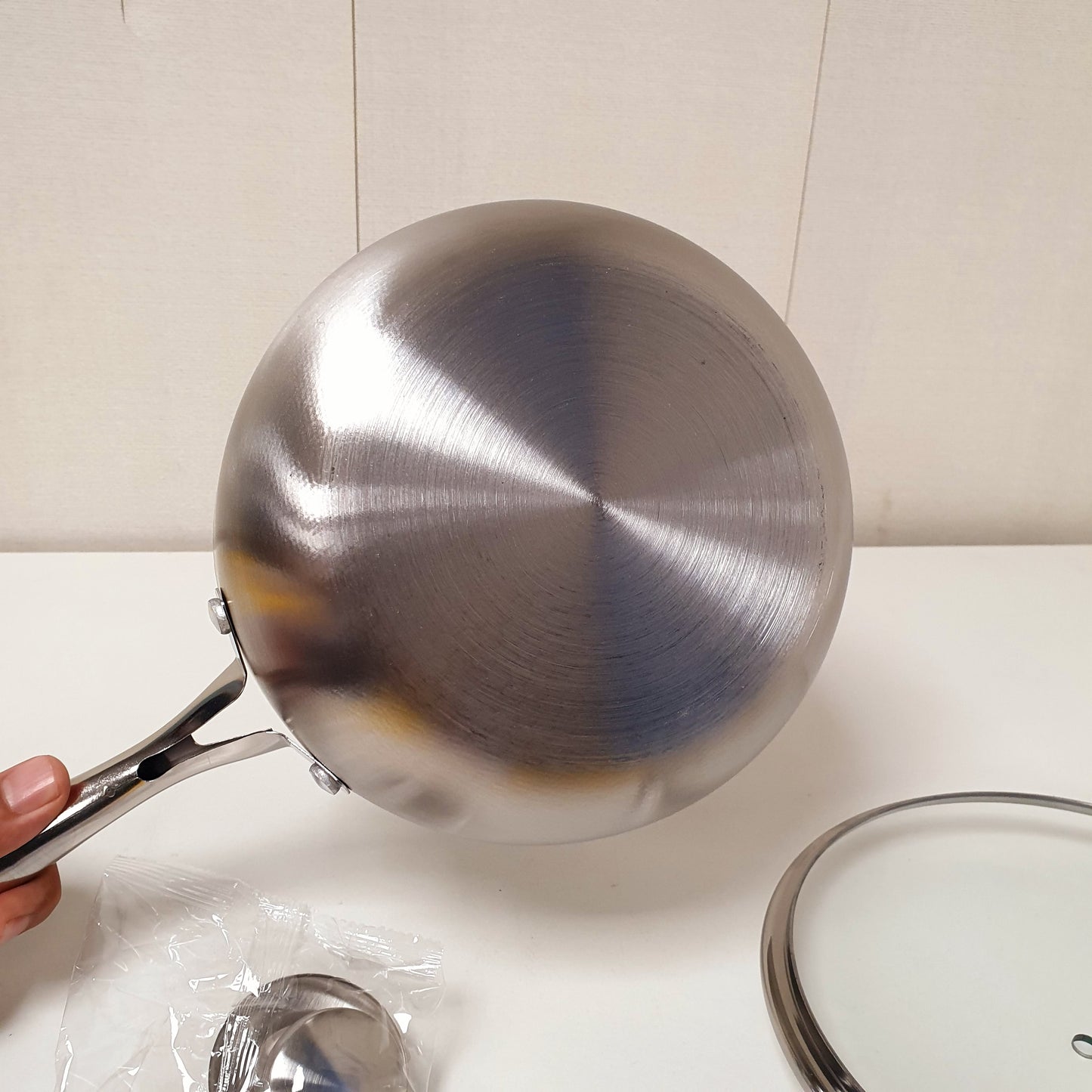 Stainless Steel Honey comb style Cooking Pot with Lid, 13950