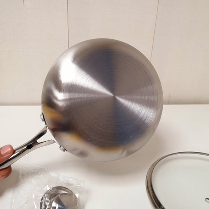 Stainless Steel Honey comb style Cooking Pot with Lid, 13950