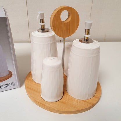 Dinning Table Ceramic Set for Salt pepper and tomato, 31250