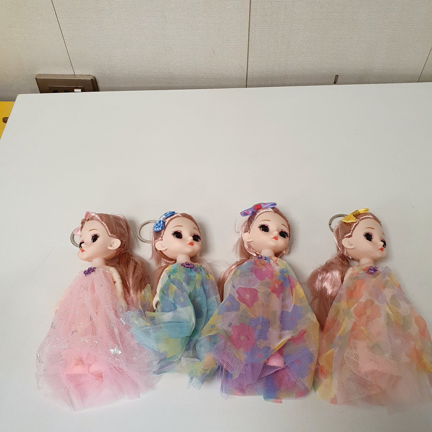 Multi Color Cloths Doll with Keyring, 51800
