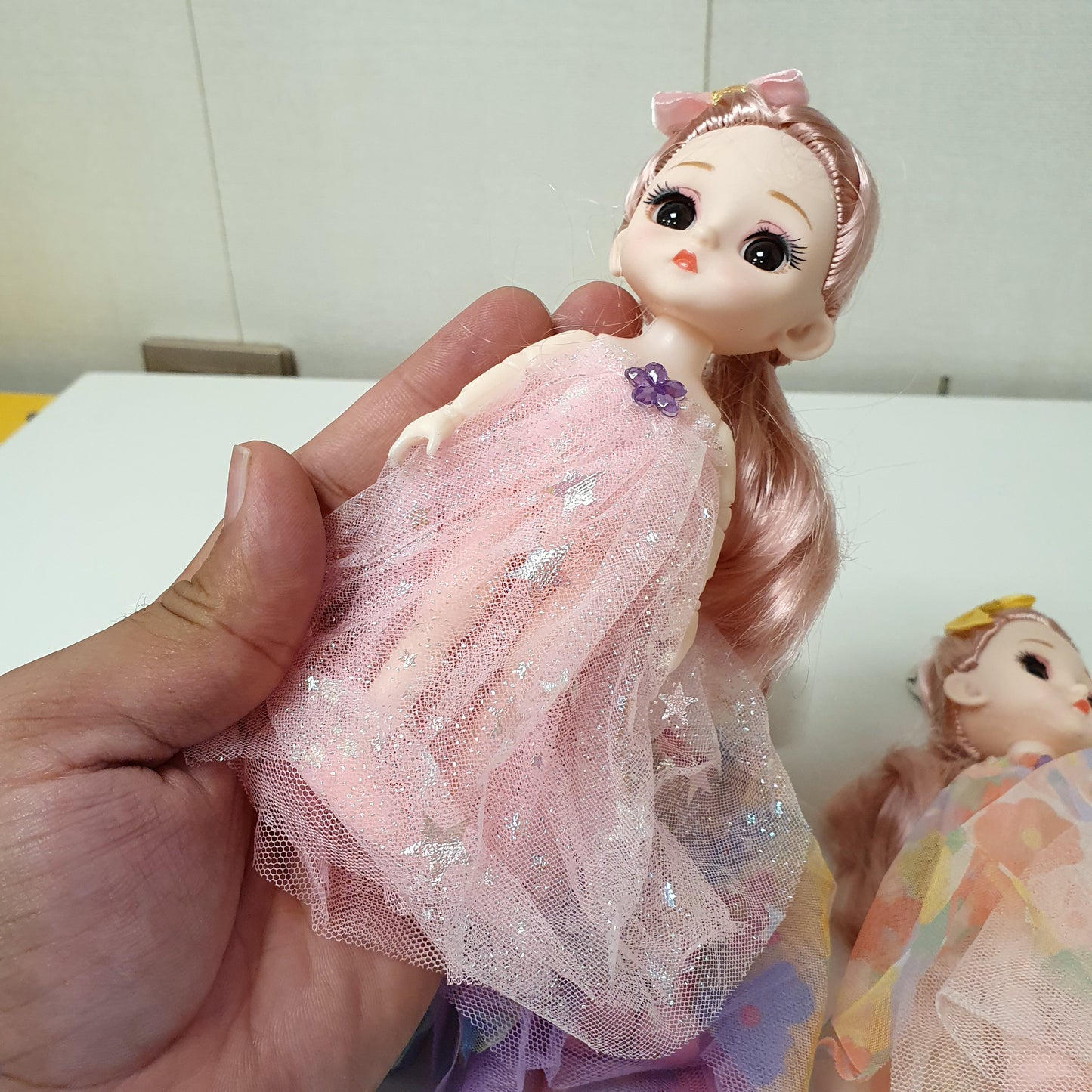 Multi Color Cloths Doll with Keyring, 51800