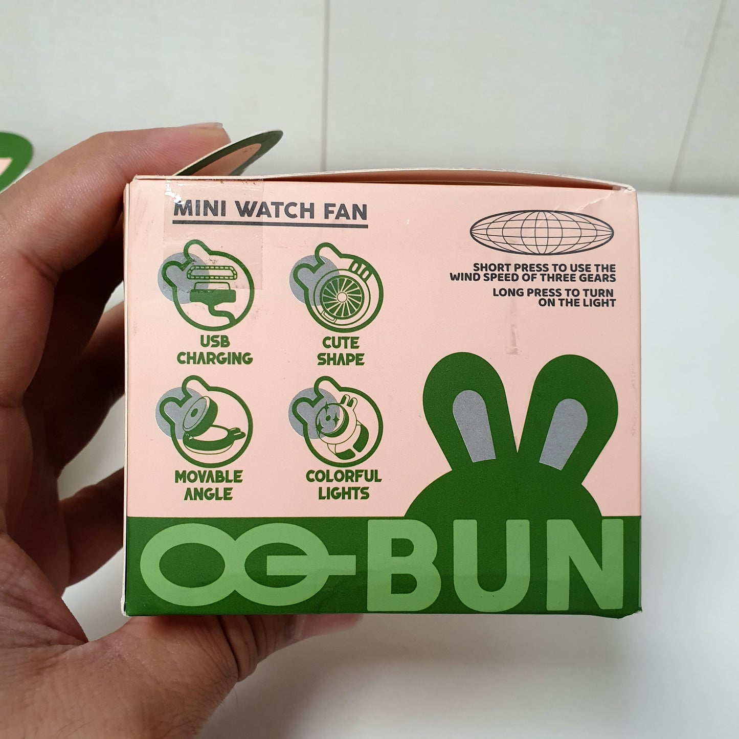 Bunny Mini Watch Fan, 121200