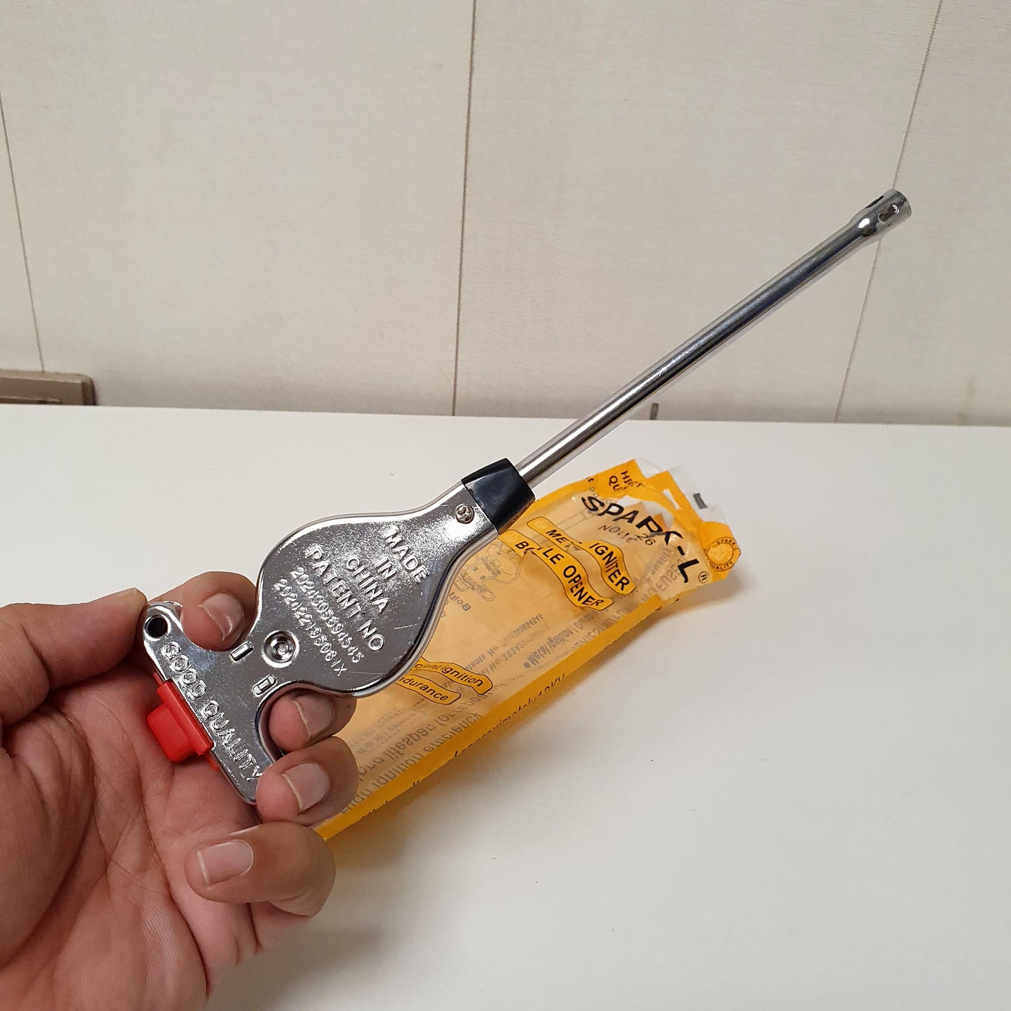 Spark Lighter Stainless Steel, 15150