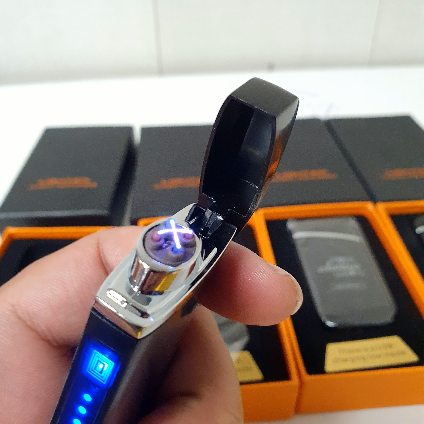 Classic Fashionable Arc Lighter Usb Charging, 201350