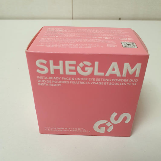 She glam Insta Ready Face & Under eye Setting Powder Duo, 65550