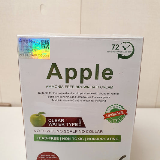 Apple Amonia Free Brown Hair Cream, 24200
