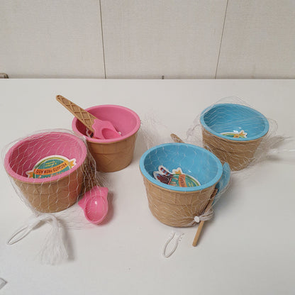 Ice Cream Cups  pairs with Spoons, 31550