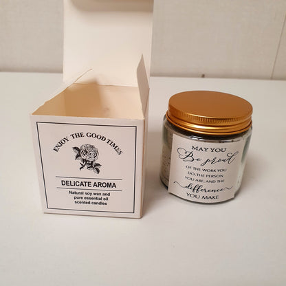 Delicate Aroma Scented Candle Soya Wax , 126515