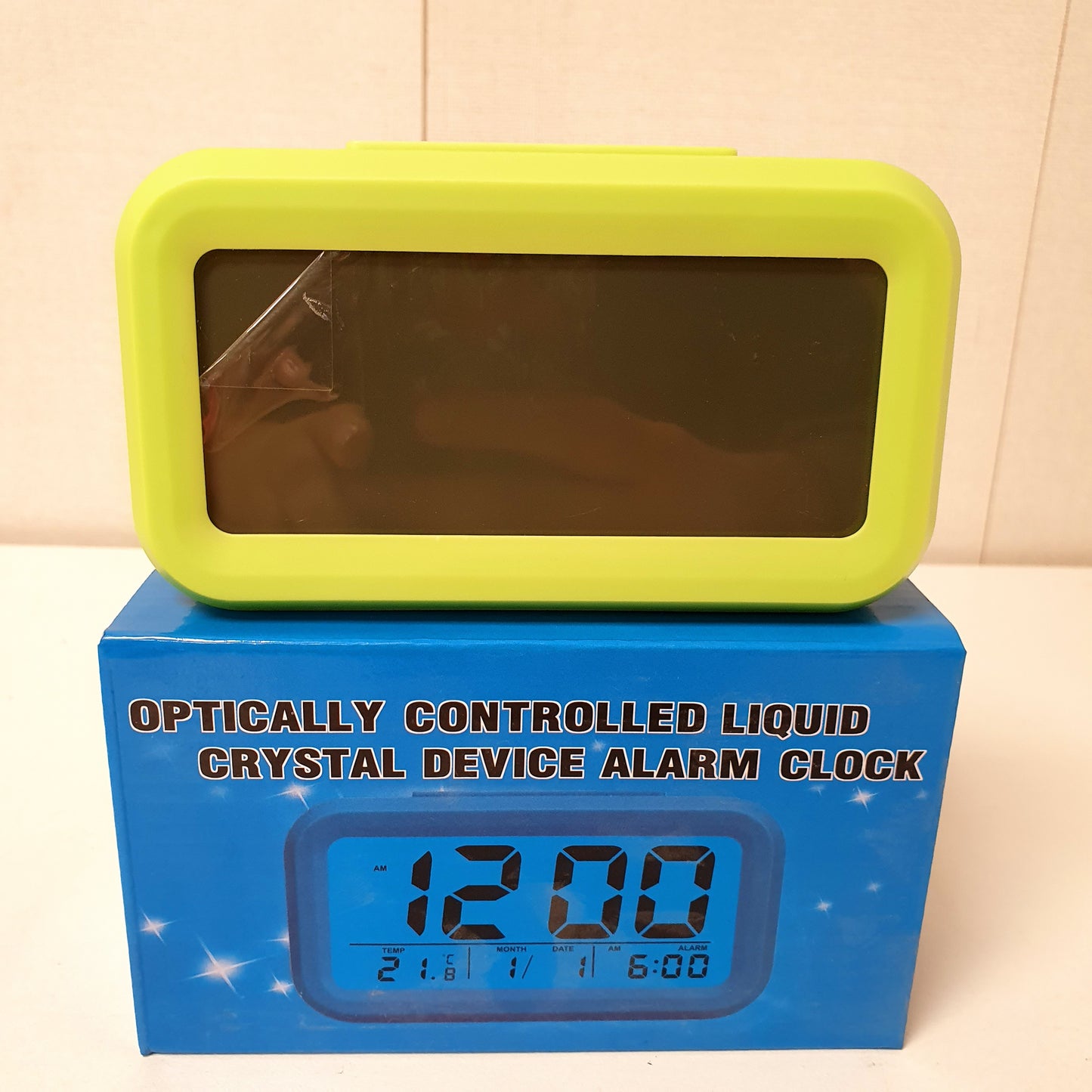 Optically Controlled Loud Crystal Alarm Clock, 13400