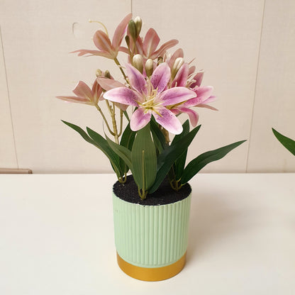 home Decoration Artificial Flower Pot, 61215