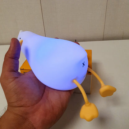 Laying Peace Duck Touch Lamp Multi Lights , 61300
