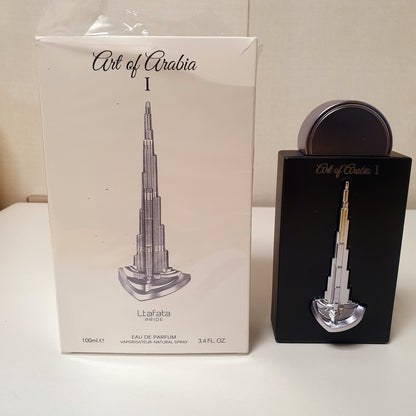 Art of Arabic 1 Silver Black Perfume Latafa Pride, 33550