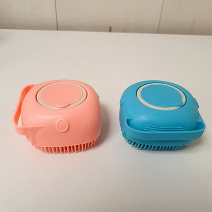 Bath Sponge Liquid Refillable Silicone Scrubber , 241070