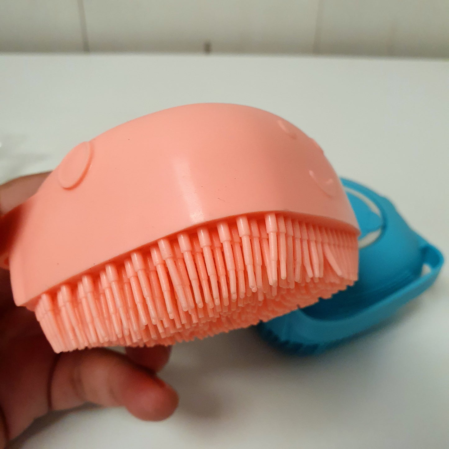 Bath Sponge Liquid Refillable Silicone Scrubber , 241070