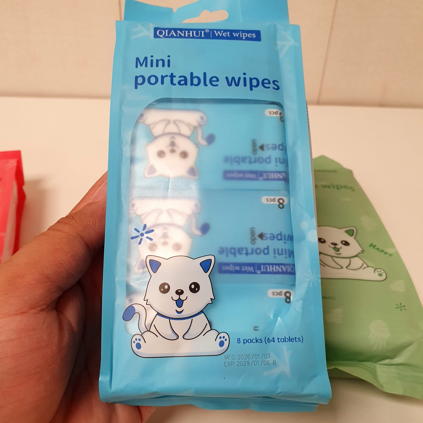 Mini Portable Wipes Pack, 121110