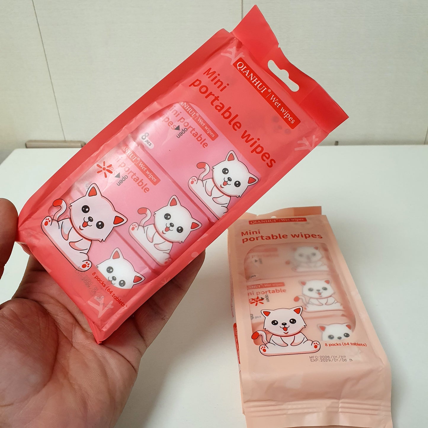 Mini Portable Wipes Pack, 121110