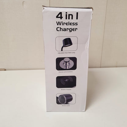 Bt Speaker 4 in 1 Wireless Charger, 241200