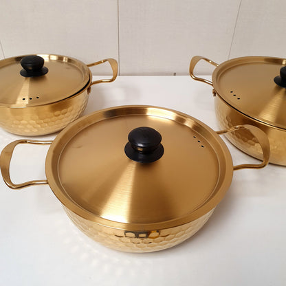Golden Cooking Pot with Golden Lid, 121450