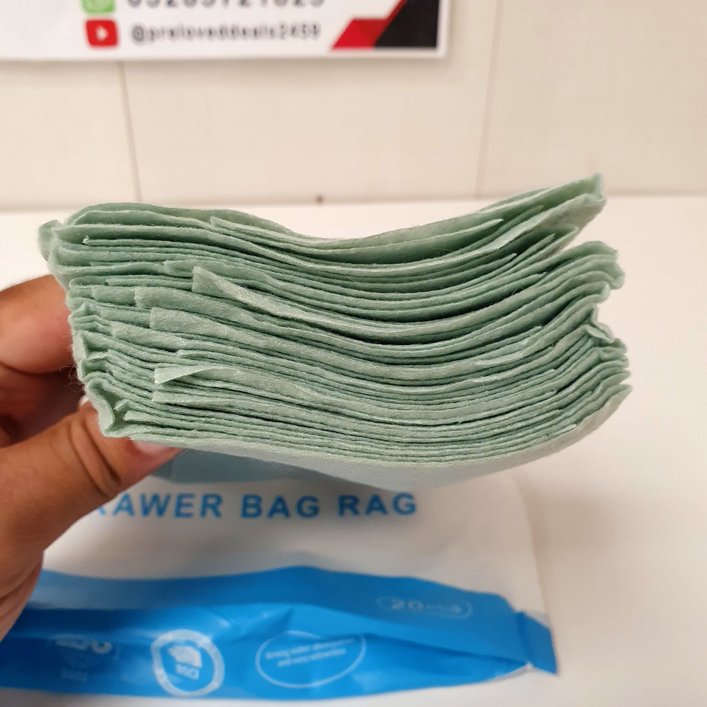 Micro Fibre Drawer Bag Rag, 121350