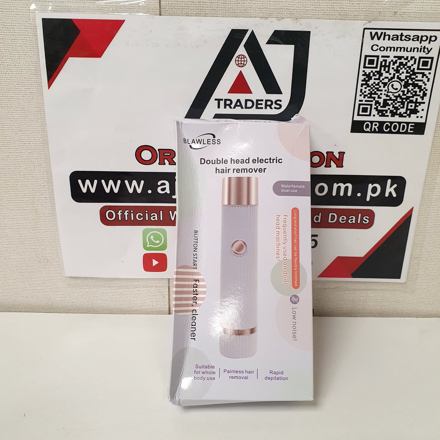 Double Head Electric Hair Remover , 122180