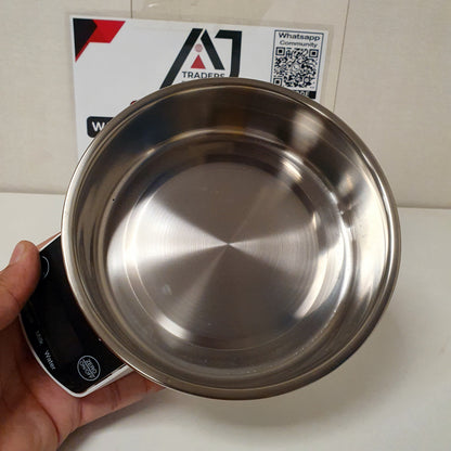 Digital Kitchen Scale With Stainless Steel Bowl, 121040