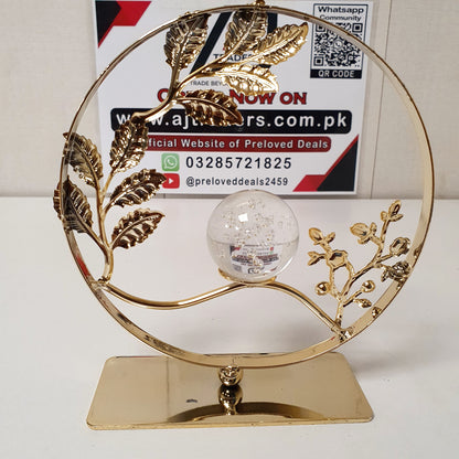 Golden Table Decoration with Crystal Ball, 121100