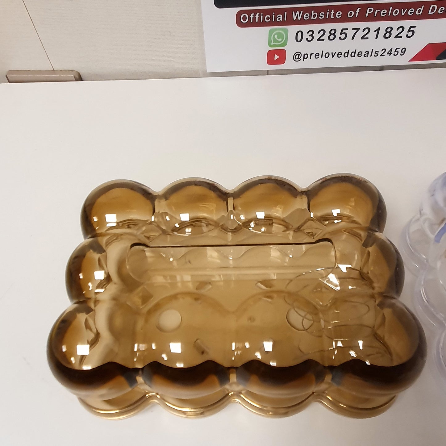 3d Bubbles Tissue Box, 122030
