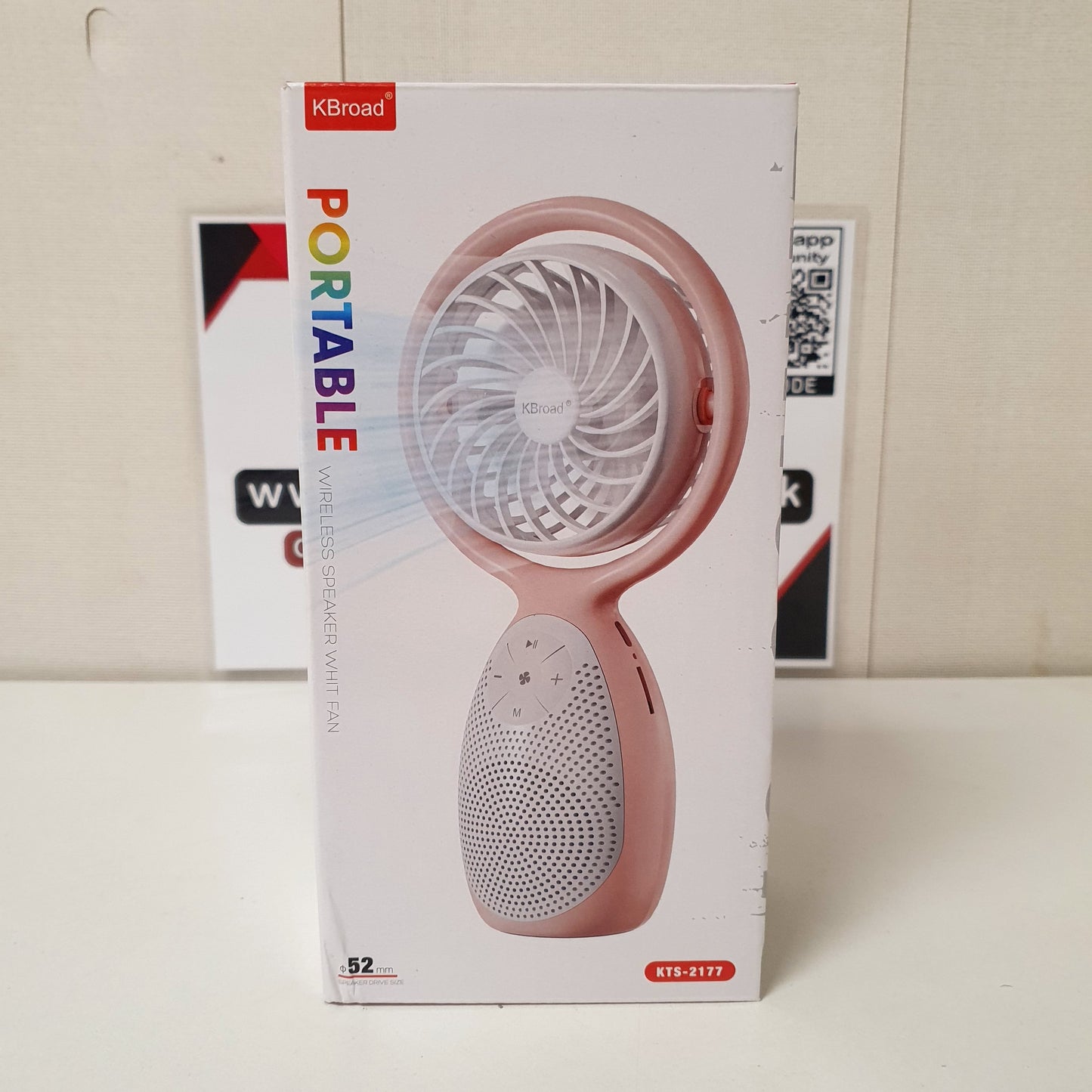 Portable Mini Fan With Bluetooth Speaker 61650