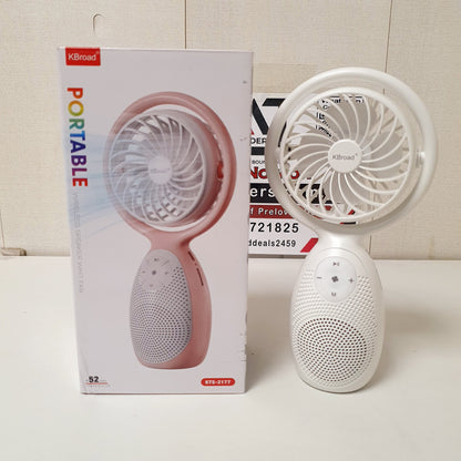 Portable Mini Fan With Bluetooth Speaker 61650