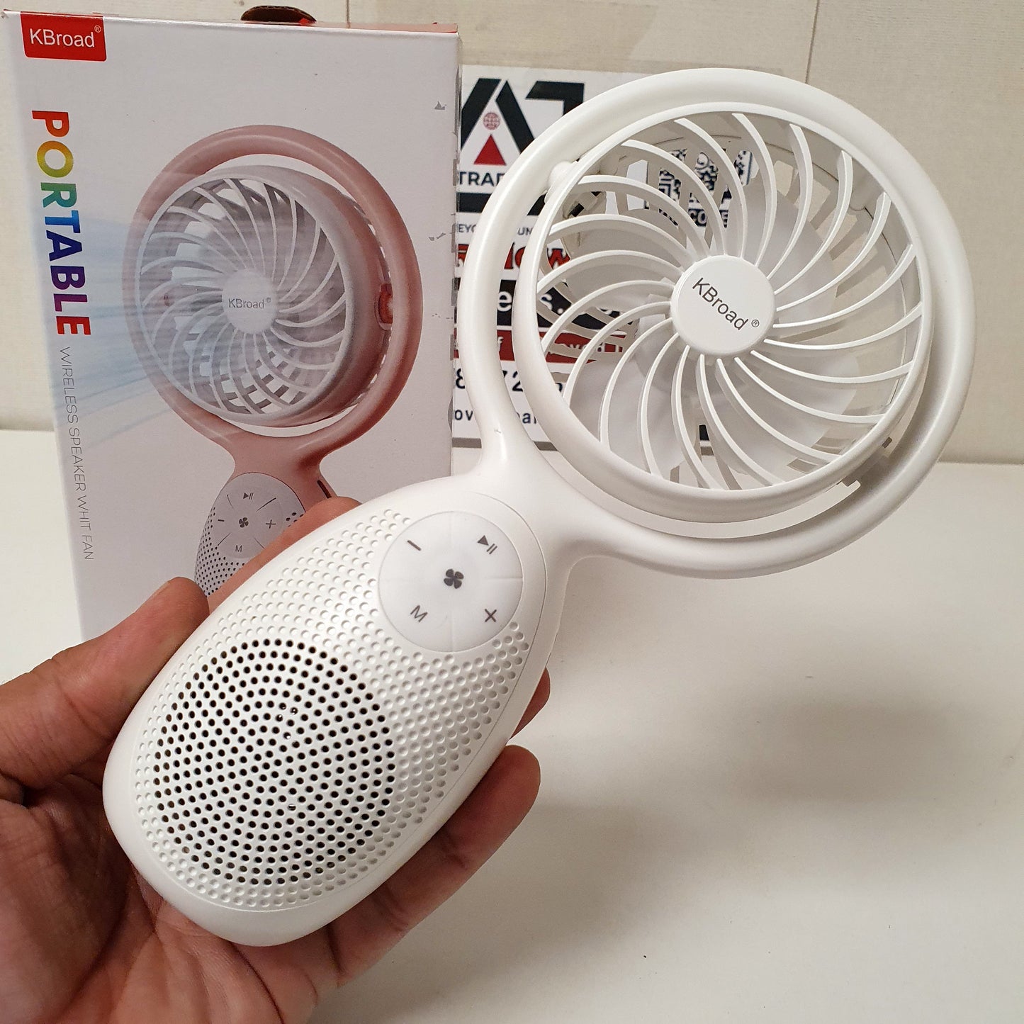 Portable Mini Fan With Bluetooth Speaker 61650
