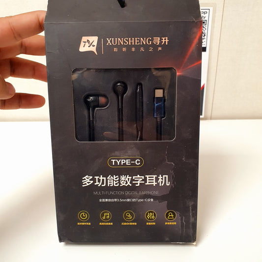 Type-c Xunsheng Multifunction Digital Earphone Type-c, 63450
