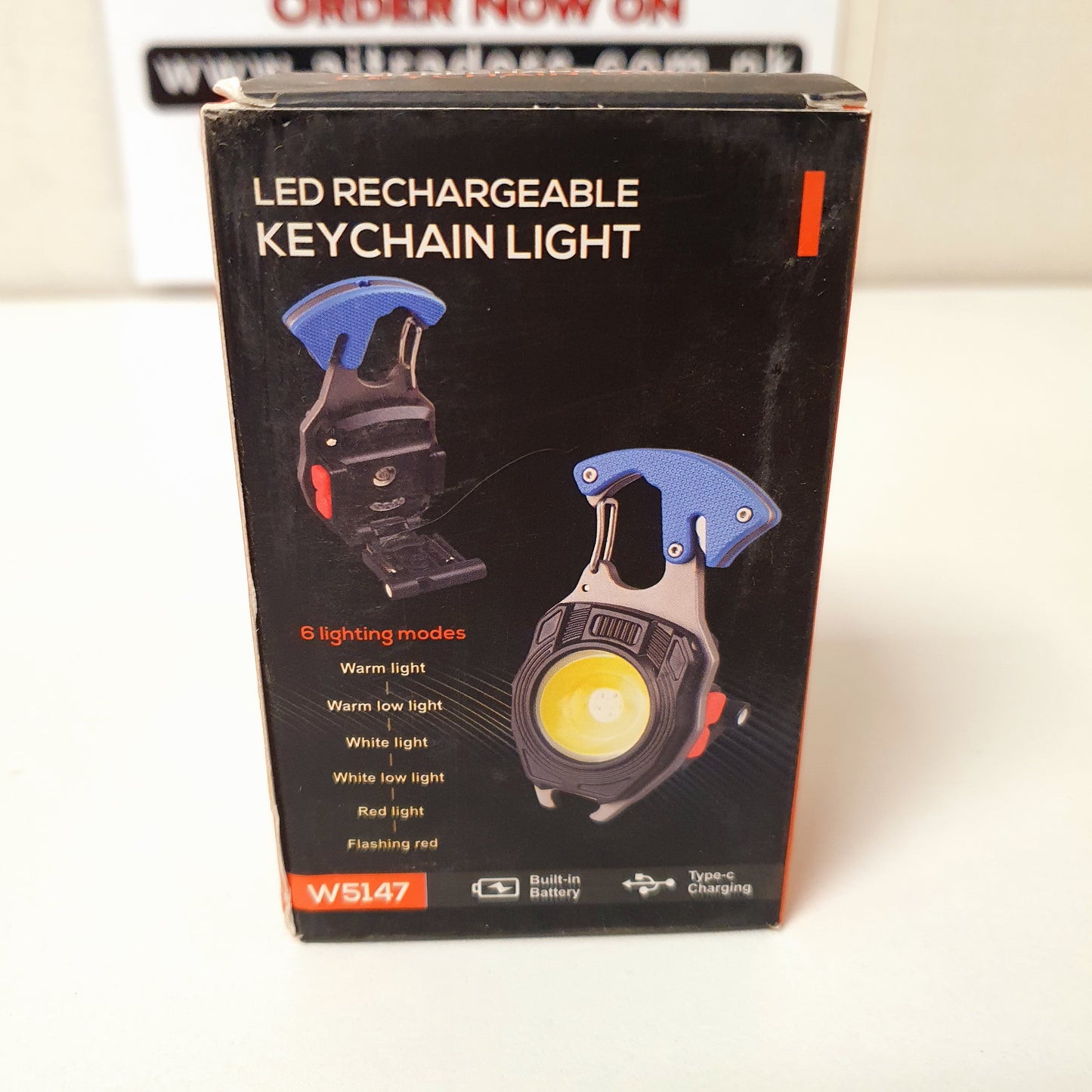 7in1 Led Rechargeable Keychain Light, lighter  101220