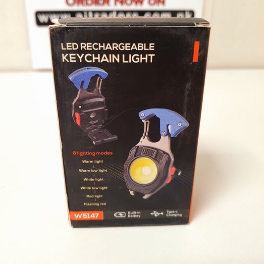 7in1 Led Rechargeable Keychain Light, lighter  101220