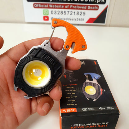 7in1 Led Rechargeable Keychain Light, lighter  101220