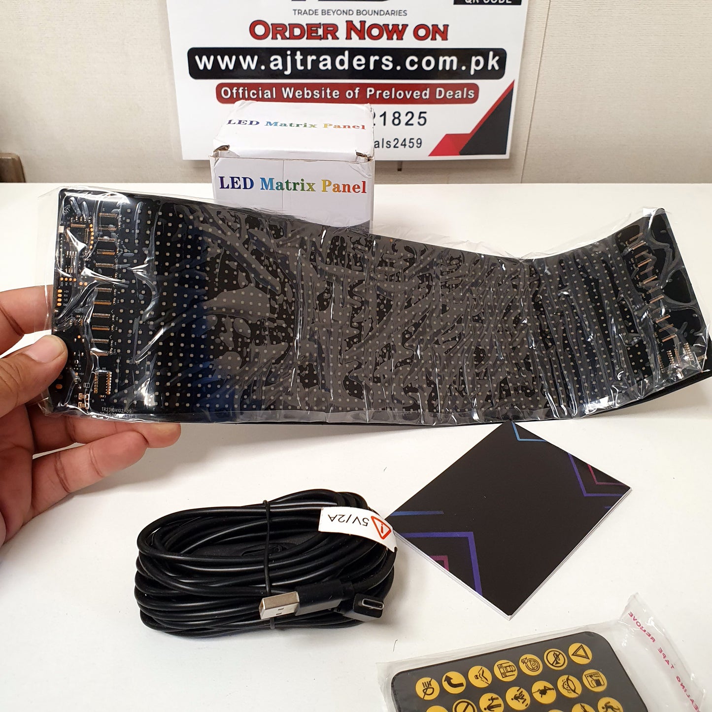 Led Matrix Panel with Remote Works with Mobile, 121750