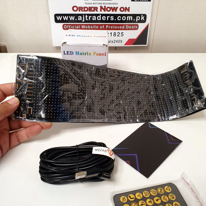 Led Matrix Panel with Remote Works with Mobile, 121750