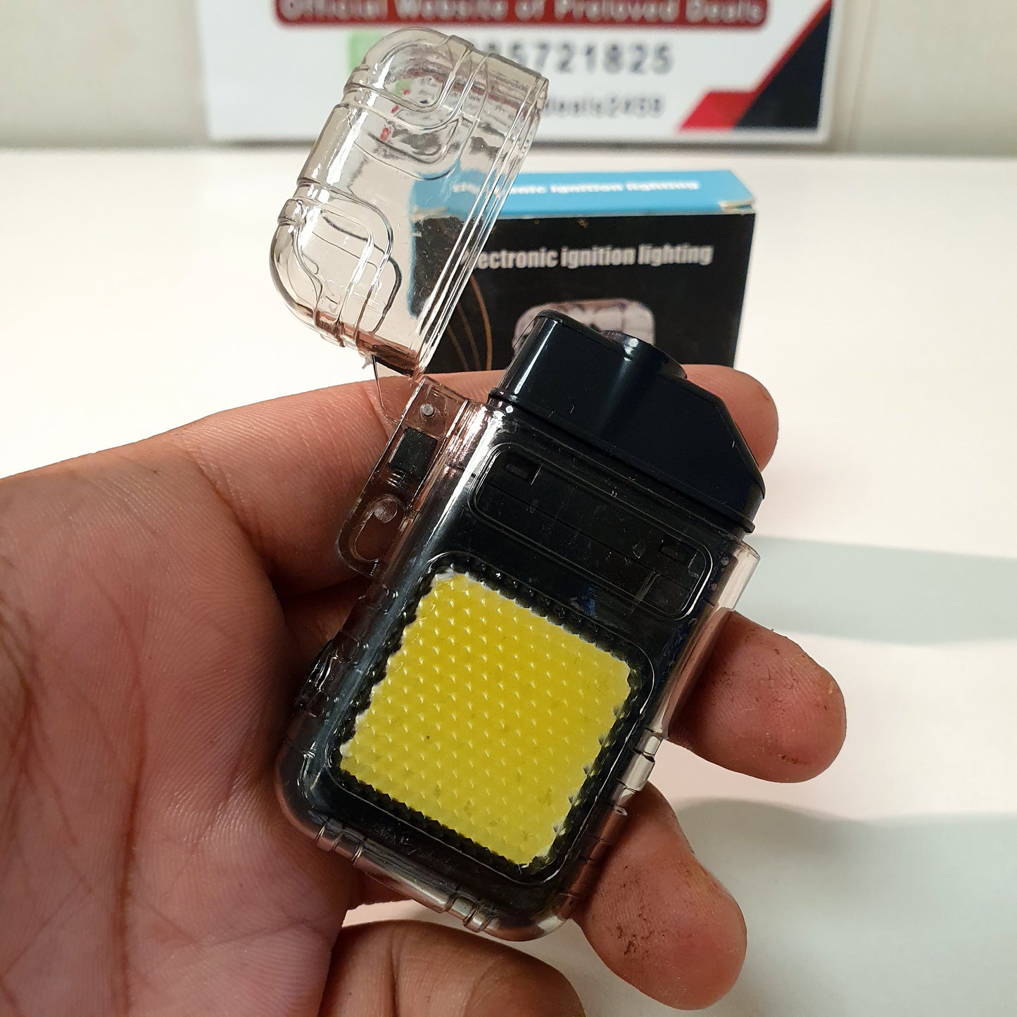 Electronic Lighter with Led Light , 121300
