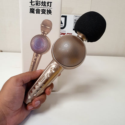 Stylish Karaoke Microphone with Bluetooth Speaker, 61450