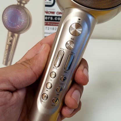 Stylish Karaoke Microphone with Bluetooth Speaker, 61450