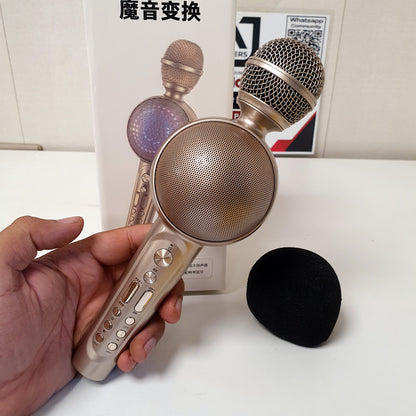 Stylish Karaoke Microphone with Bluetooth Speaker, 61450