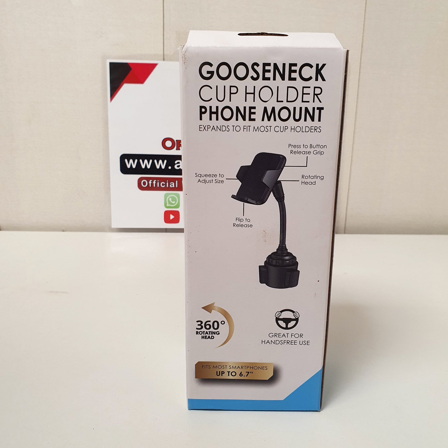 Gooseneck Cup Holder Phone Mount, 61650