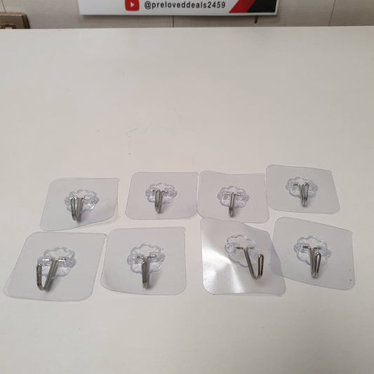 Sticking Cloth and Towel Hook Pack of 8 , 241550