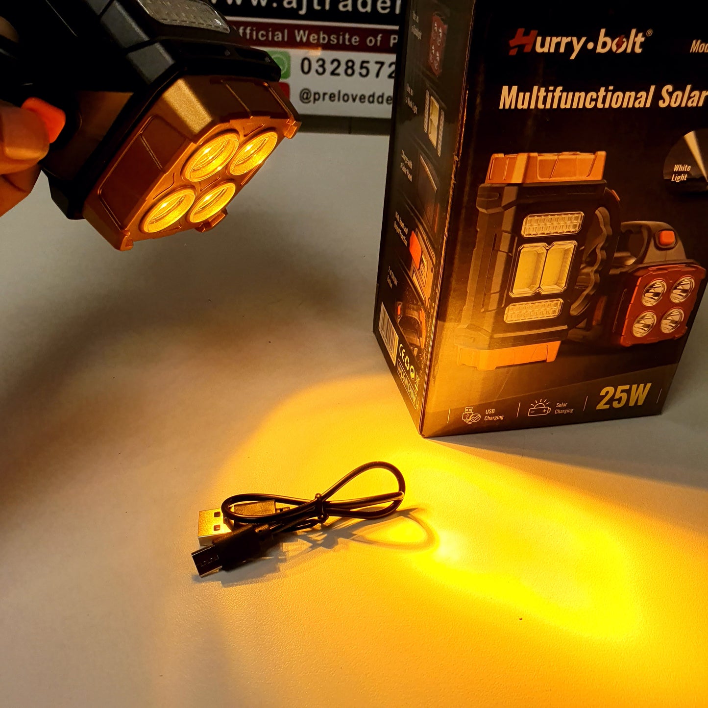 Multifunctional Solar Lamp 25w, 61310